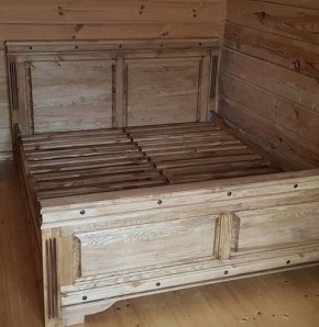 Кровать "Викинг 01" 1400 массив в Белоярском - beloyarskiy.mebel24.online | фото 2
