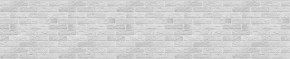 Кухонный фартук 610х3000х1,5 (композит) КМ Кирпич серый в Белоярском - beloyarskiy.mebel24.online | фото 1
