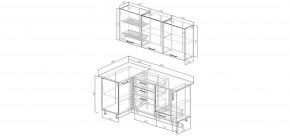 Кухонный гарнитур Белый Глянец 1000*1800 (Стол. 26мм) в Белоярском - beloyarskiy.mebel24.online | фото 2