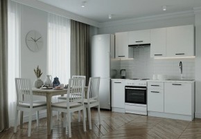 Кухонный гарнитур Белый Глянец 2000 (Стол. 26мм) в Белоярском - beloyarskiy.mebel24.online | фото 1
