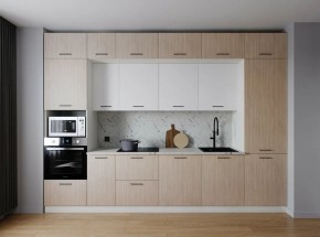 Кухонный гарнитур Демо 3400 (Стол. 26мм) в Белоярском - beloyarskiy.mebel24.online | фото