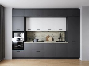 Кухонный гарнитур Меренга 3400 (Стол. 38мм) в Белоярском - beloyarskiy.mebel24.online | фото 1