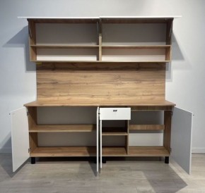 Кухонный гарнитур МОНАКО 2.0 м Серия 2 МДФ с фрезеровкой (Дуб Золотой/Белый матовый) в Белоярском - beloyarskiy.mebel24.online | фото 4