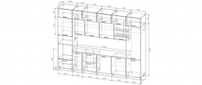 Кухонный гарнитур Санторини 3400 (Стол. 26мм) в Белоярском - beloyarskiy.mebel24.online | фото 2