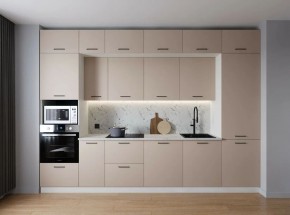 Кухонный гарнитур Шампань 3400 (Стол. 38мм) в Белоярском - beloyarskiy.mebel24.online | фото