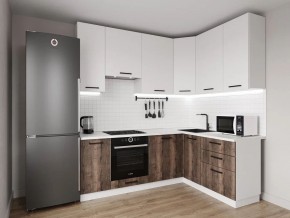 Кухонный гарнитур Старое Дерево 2200*1600 h950 (Стол. 38мм) в Белоярском - beloyarskiy.mebel24.online | фото