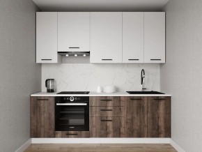 Кухонный гарнитур Старое Дерево 2400 h950 (Стол. 38мм) в Белоярском - beloyarskiy.mebel24.online | фото 1