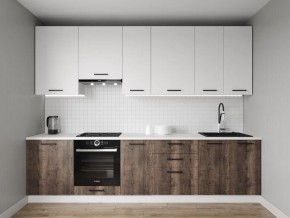 Кухонный гарнитур Старое Дерево 3000 h950 (Стол. 38мм) в Белоярском - beloyarskiy.mebel24.online | фото