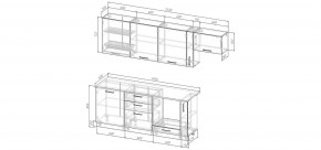 Кухонный гарнитур Умбра 2550 (Стол. 26мм) в Белоярском - beloyarskiy.mebel24.online | фото 2