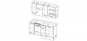 Кухонный гарнитур Виола 1800 (Стол. 26мм) в Белоярском - beloyarskiy.mebel24.online | фото 2