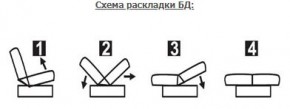 ЛАУРА ЛЮКС Диван Лаура Люкс БД+2подушки в Белоярском - beloyarskiy.mebel24.online | фото 7