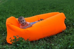 Лежак надувной Lamzac Airpuf Оранжевый в Белоярском - beloyarskiy.mebel24.online | фото 4