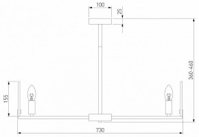Люстра на штанге Eurosvet Marble 60158/7 латунь в Белоярском - beloyarskiy.mebel24.online | фото 2