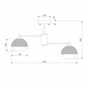 Люстра на штанге Eurosvet Nocciola 70106/6 черный в Белоярском - beloyarskiy.mebel24.online | фото 5