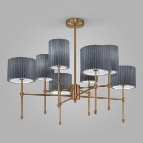 Люстра на штанге Eurosvet Notturno 60162/8 латунь в Белоярском - beloyarskiy.mebel24.online | фото