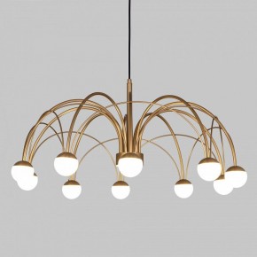 Люстра на штанге Eurosvet Ragno 90030/10 LED золото в Белоярском - beloyarskiy.mebel24.online | фото 4