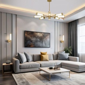 Люстра на штанге Eurosvet Stark 50386 LED латунь в Белоярском - beloyarskiy.mebel24.online | фото 3
