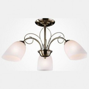 Люстра на штанге Eurosvet Stefanie 30107/3 античная бронза в Белоярском - beloyarskiy.mebel24.online | фото