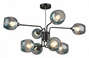 Люстра на штанге Imex 3564 MD.3564-8-S BK+CH в Белоярском - beloyarskiy.mebel24.online | фото