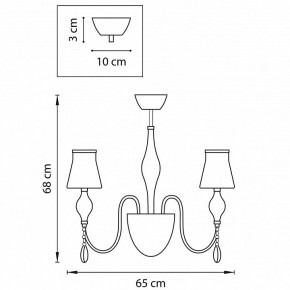 Люстра на штанге Lightstar Escica 806050 в Белоярском - beloyarskiy.mebel24.online | фото 6
