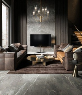 Люстра на штанге Maytoni Arco MOD223PL-06BS в Белоярском - beloyarskiy.mebel24.online | фото 4