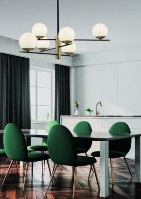 Люстра на штанге Maytoni Nostalgia MOD048PL-06G в Белоярском - beloyarskiy.mebel24.online | фото 3
