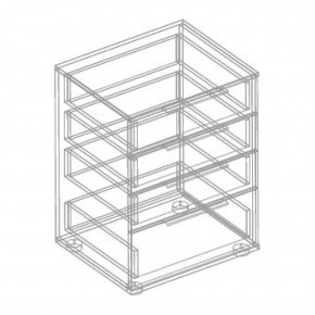 МОНИКА Комод с 4 ящиками в Белоярском - beloyarskiy.mebel24.online | фото 3