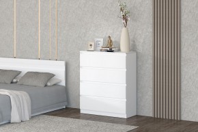 МС "Хилтон" Комод №1 800 (4 ящ.) белый текстурный в Белоярском - beloyarskiy.mebel24.online | фото