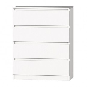 МС "Хилтон" Комод №1 800 (4 ящ.) белый текстурный в Белоярском - beloyarskiy.mebel24.online | фото 2