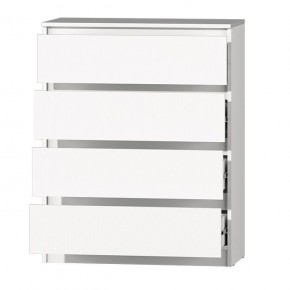 МС "Хилтон" Комод №1 800 (4 ящ.) белый текстурный в Белоярском - beloyarskiy.mebel24.online | фото 3