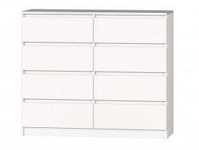 МС "Хилтон" Комод №3 1200 (8 ящ.) белый текстурный в Белоярском - beloyarskiy.mebel24.online | фото 2