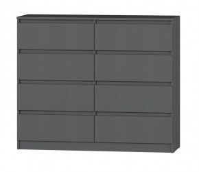МС "Хилтон" Комод №3 1200 (8 ящ.) графит в Белоярском - beloyarskiy.mebel24.online | фото 2