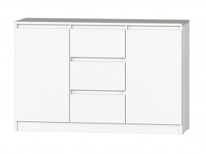 МС "Хилтон" Комод №4 1200 (белый текстурный) в Белоярском - beloyarskiy.mebel24.online | фото 2