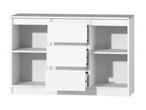 МС "Хилтон" Комод №4 1200 (белый текстурный) в Белоярском - beloyarskiy.mebel24.online | фото 3