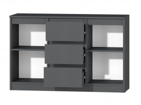 МС "Хилтон" Комод №4 1200 (графит) в Белоярском - beloyarskiy.mebel24.online | фото 3