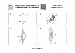 Накладной светильник Lightstar Varese 731653 в Белоярском - beloyarskiy.mebel24.online | фото 3