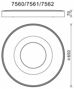 Накладной светильник Mantra Coin 7560 в Белоярском - beloyarskiy.mebel24.online | фото 3