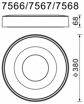 Накладной светильник Mantra Coin 7567 в Белоярском - beloyarskiy.mebel24.online | фото 4