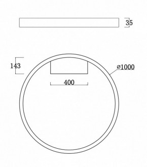 Накладной светильник Maytoni Rim MOD058CL-L65B4K в Белоярском - beloyarskiy.mebel24.online | фото 3