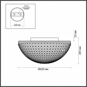 Накладной светильник Odeon Light Pirsa 4937/4C в Белоярском - beloyarskiy.mebel24.online | фото 3