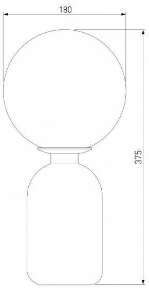 Настольная лампа декоративная Eurosvet Bubble 01197/1 белый в Белоярском - beloyarskiy.mebel24.online | фото 2