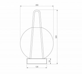 Настольная лампа декоративная Eurosvet Frasco 80507/1 синий в Белоярском - beloyarskiy.mebel24.online | фото 2