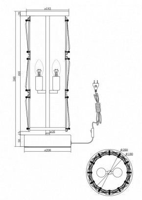 Настольная лампа декоративная Maytoni Puntes MOD043TL-02G в Белоярском - beloyarskiy.mebel24.online | фото 3