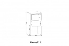 НИКОЛЬ 25 Шкаф 5-ти створчатый в Белоярском - beloyarskiy.mebel24.online | фото 7
