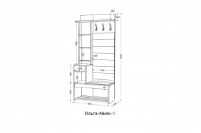 ОЛЬГА-МИЛК Прихожая (модульная) в Белоярском - beloyarskiy.mebel24.online | фото 2