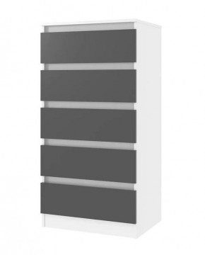 Парус Комод 600 (Белый/Графит) в Белоярском - beloyarskiy.mebel24.online | фото
