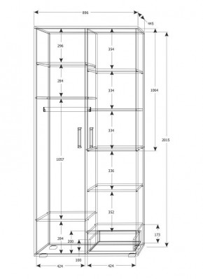 Подростковая Юпитер (модульная) в Белоярском - beloyarskiy.mebel24.online | фото 25