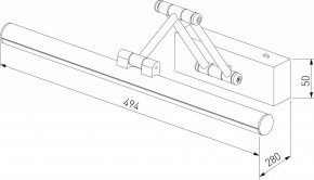 Подсветка для картины Elektrostandard Monza a064138 в Белоярском - beloyarskiy.mebel24.online | фото 4