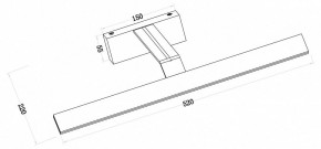 Подсветка для зеркала Maytoni Decart MIR010WL-L12B4K в Белоярском - beloyarskiy.mebel24.online | фото 3