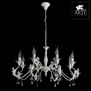 Подвесная люстра Arte Lamp Angelina A5349LM-8WH в Белоярском - beloyarskiy.mebel24.online | фото 4